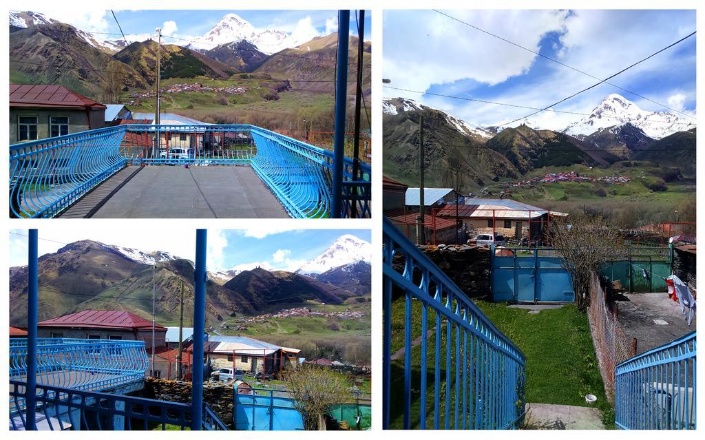 Blue Guesthouse Kazbegi Bagian luar foto